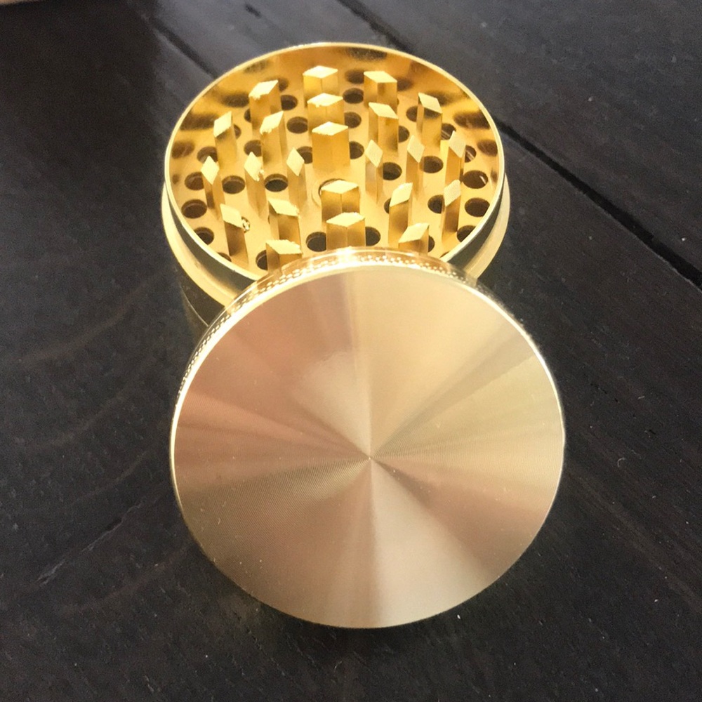 Gold Herb Grinder 🎃